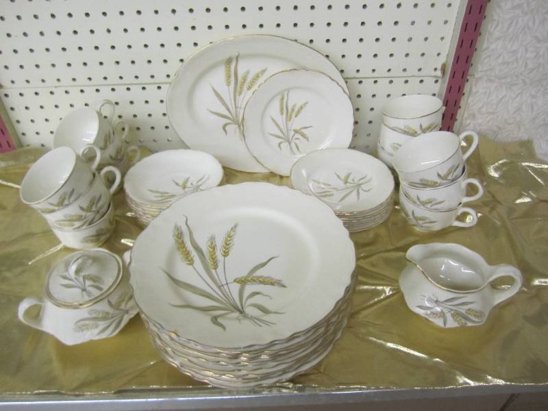 lot 359 image: Wheat china set...