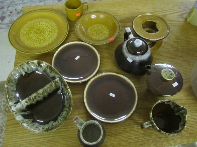 lot 386 image: Vintage crocks, bowls, and more...