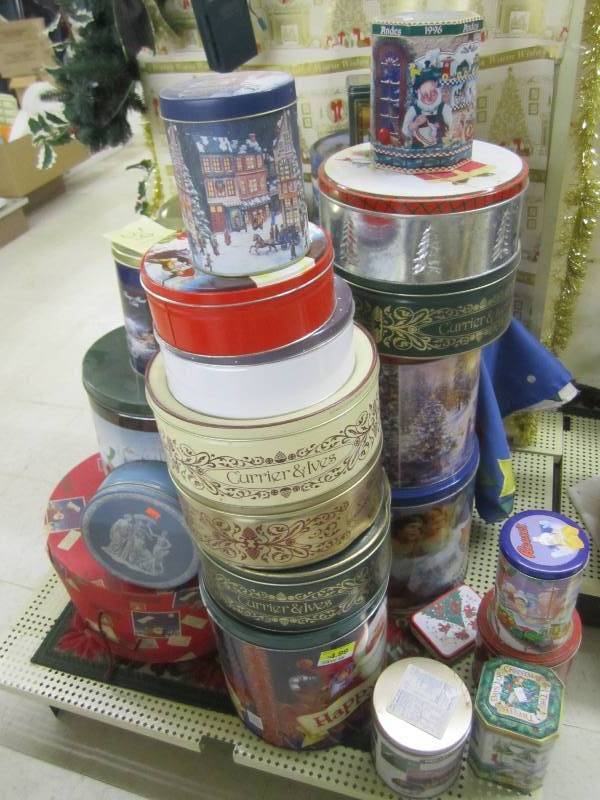 lot 391 image: Lot of collector tins...
