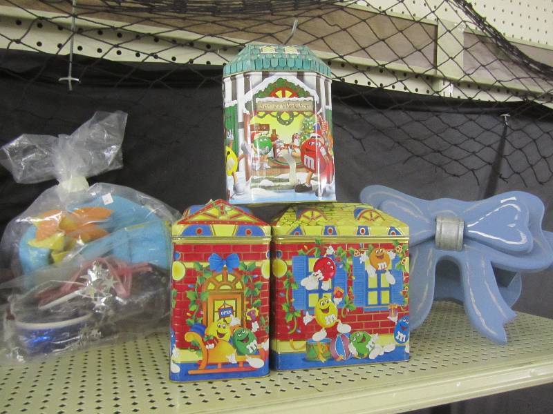 lot 396 image: MnMs collector tins and more...