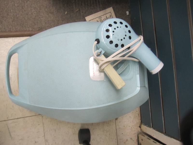 lot 454 image: Vintage hair dryers...