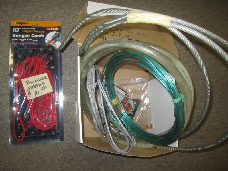 lot 479 image: Lot of cable and straps...