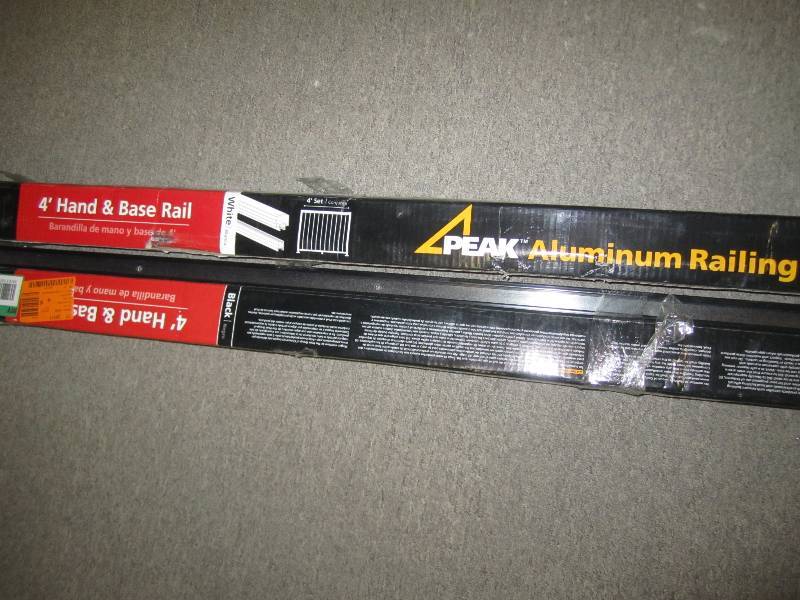 lot 502 image: 2 4 foot hand and base rail kits, w...
