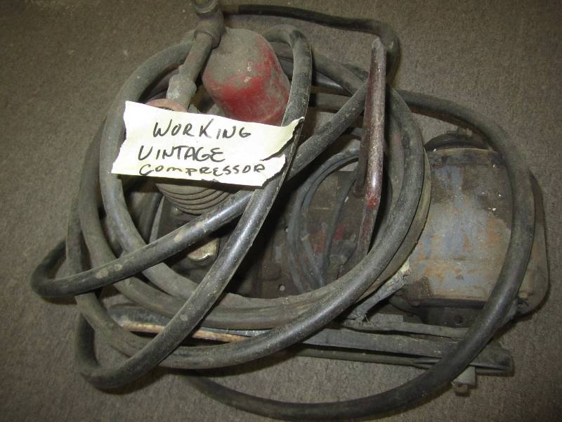 lot 503 image: Working vintage compressor...