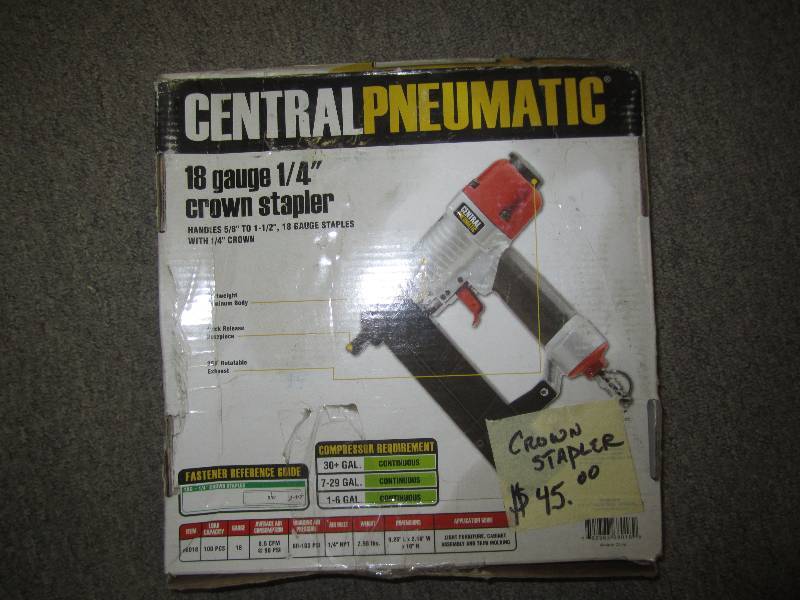 lot 512 image: Air powered stapler...