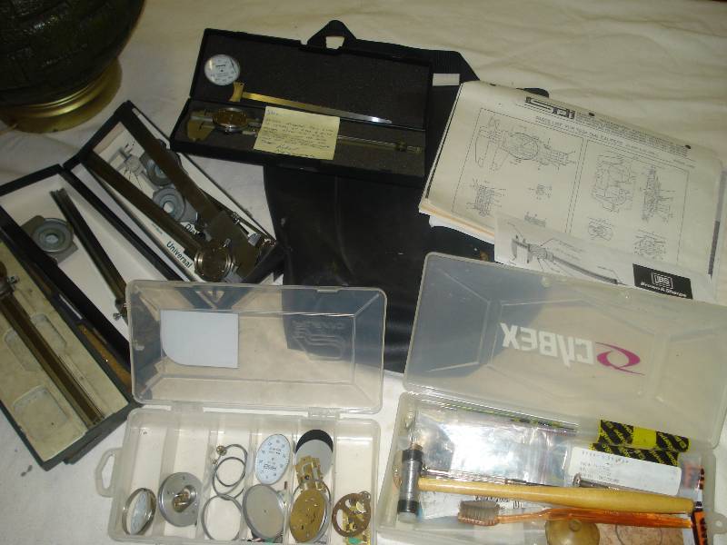 lot 584 image: Lot of micrometer parts and repair ...