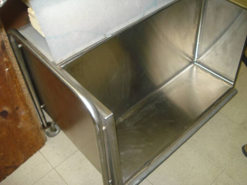 lot 597 image: Double sided NSF stainless steel re...