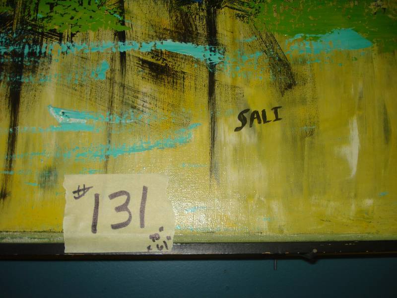 lot 131 image: Framed art...