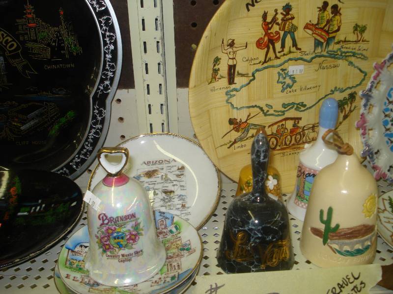 lot 185 image: Travel plates and bells...