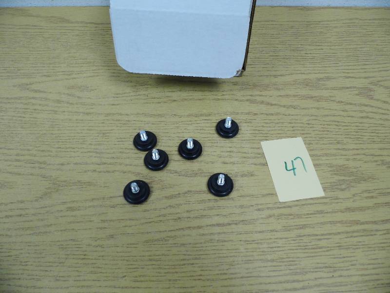 lot 47 image: Box of Table Hardware Levelers