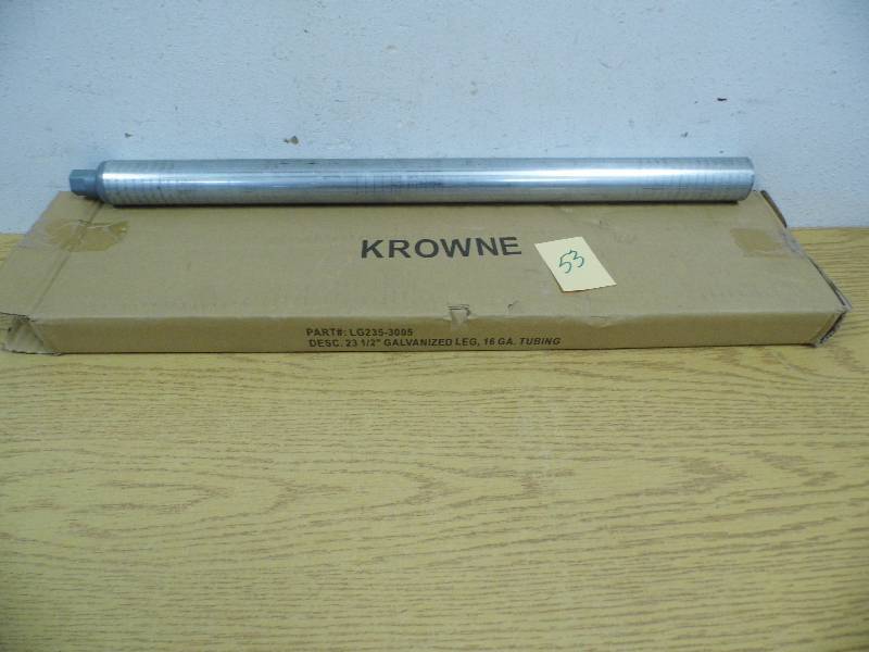 lot 53 image: Krowne Galvanized Legs