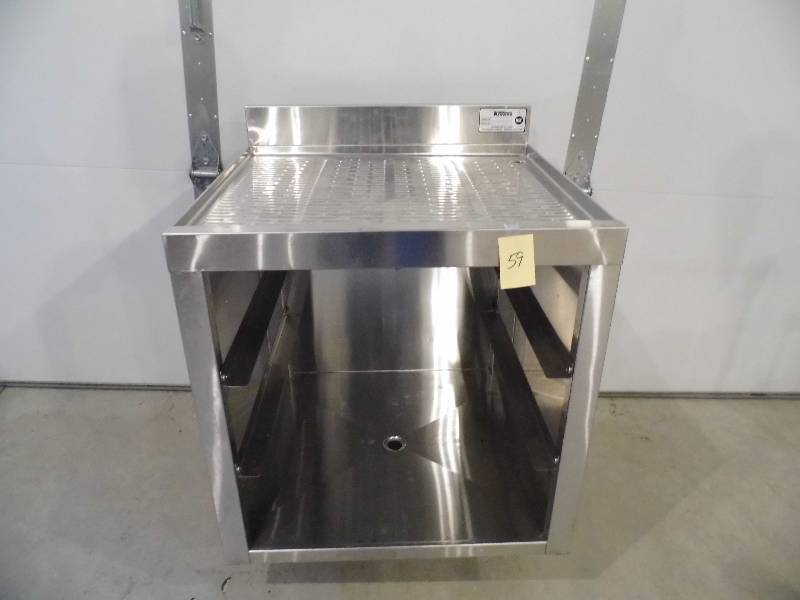 lot 59 image: Stainless Steel Bar Counter