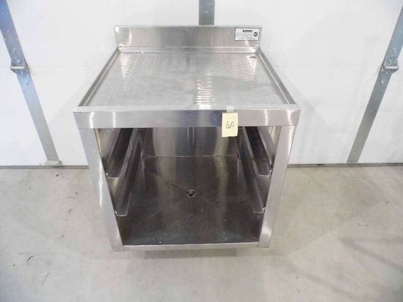 lot 60 image: Stainless Steel Bar Counter