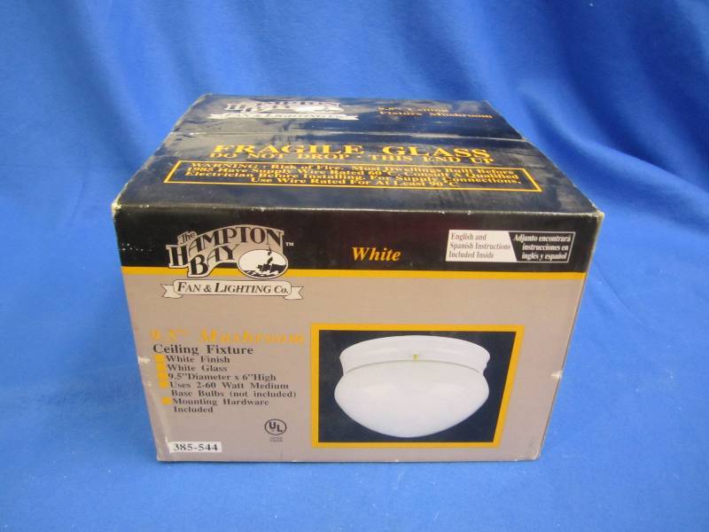 lot 18 image: The hampton bay ceiling light fixtu...