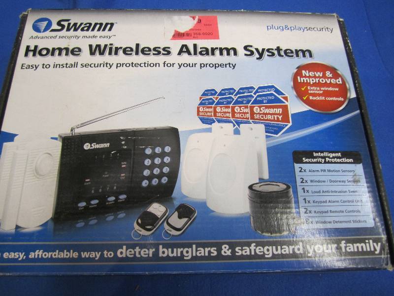 lot 19 image: Swann home wireless alarm system ...