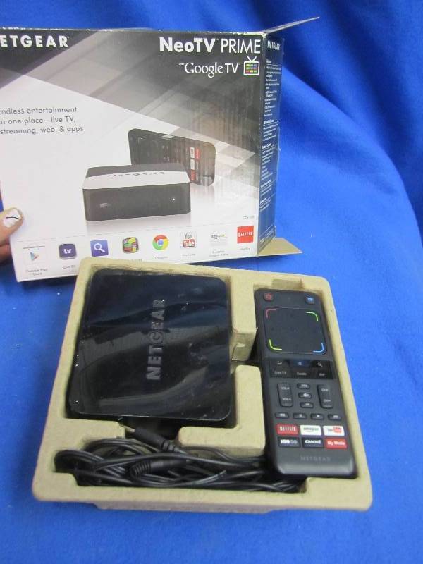 lot 49 image: NetGear  NeoTV prime google TV ...