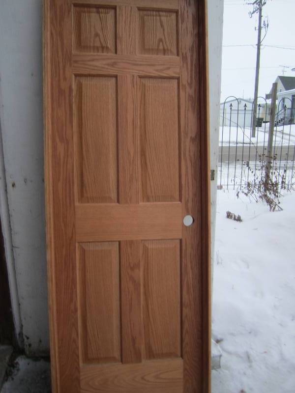 lot 51 image: 28 x 79 34 solid wood door wit...