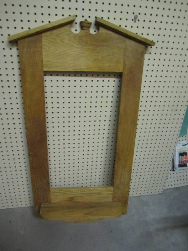 lot 67 image: Wooden frame 42 x 23 wide ...