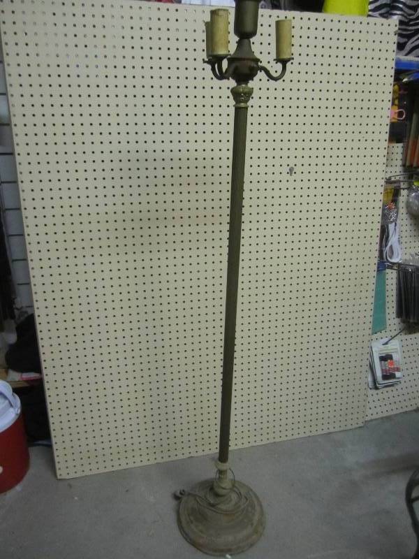 lot 68 image: candle holder on stand ...