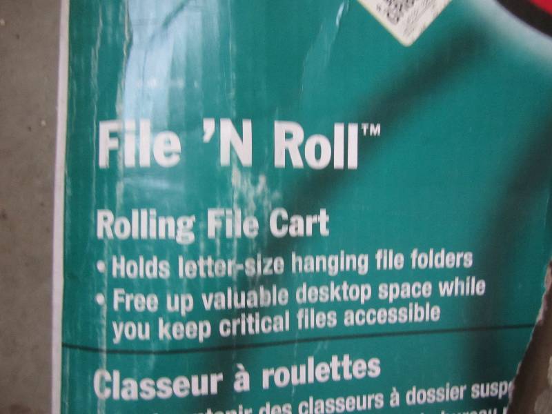lot 75 image: elden file and go rolling file cart...