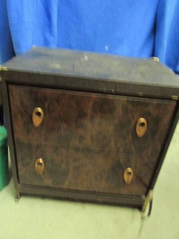 lot 83 image: Bedside stand, 24 x 24 x 16, sold ...