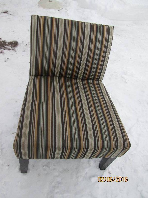 lot 109 image: stripped upholstered chair ...