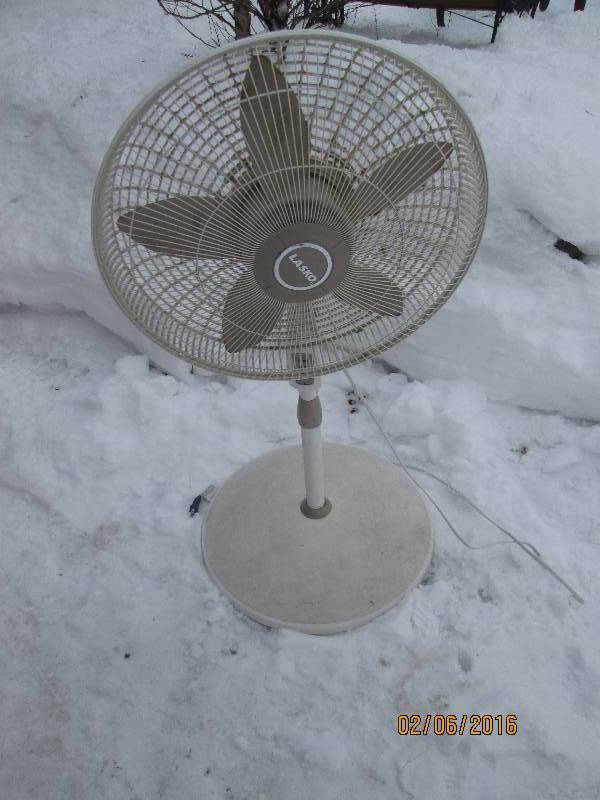 lot 110 image: stand fan ...