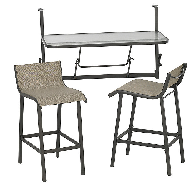 alcove Parsons 3-pc. Hanging Table Balcony Set