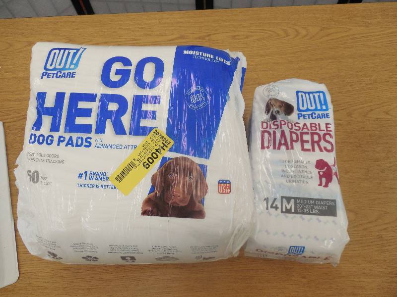 lot 28 image: Dog Pads  DIAPERS Lot