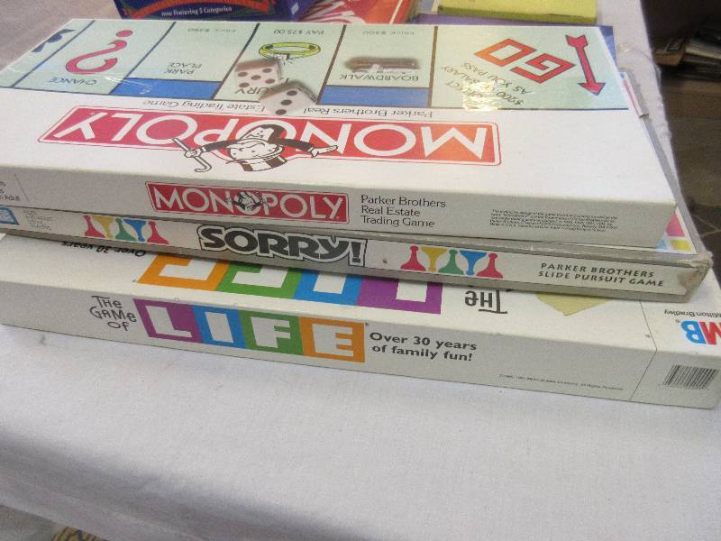 Not Electronic  Classic Board Games and a Checker Board Table