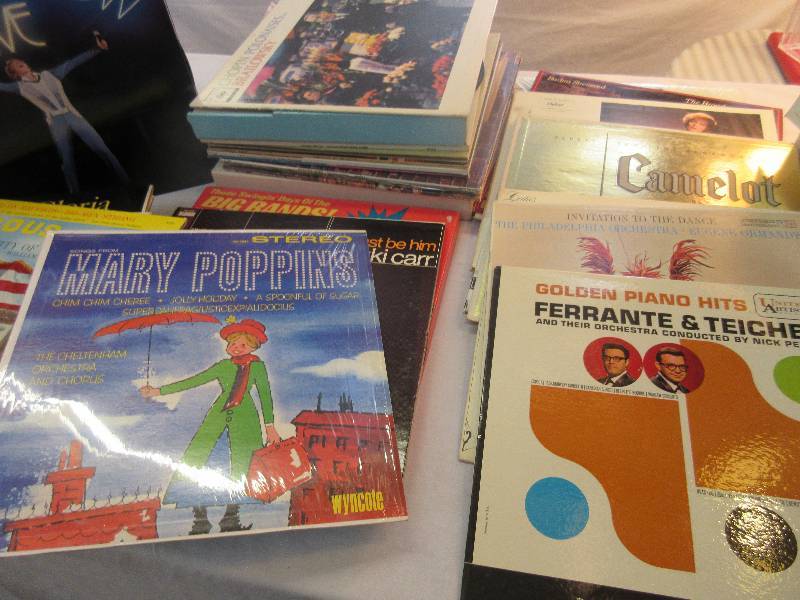 LP Vinyl Records Show Tunes, Easy Listening, Classial