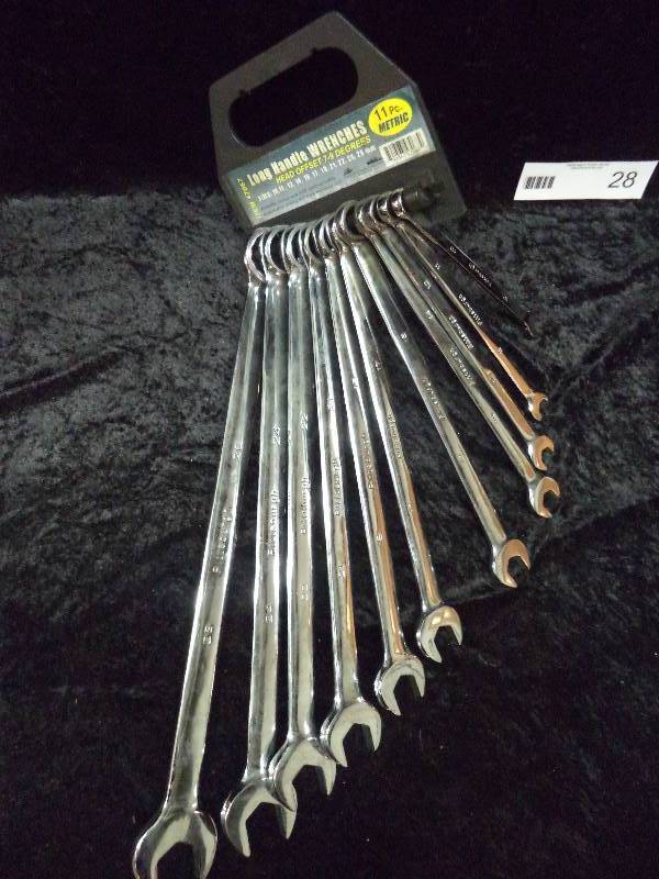 Set Long Handled Wrenches, Metric
