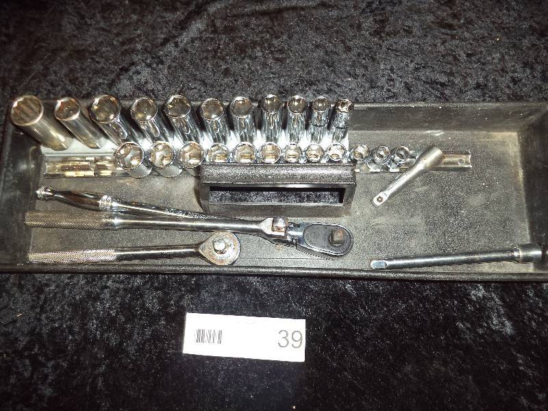 Lot - Sockets in Black Carry Case