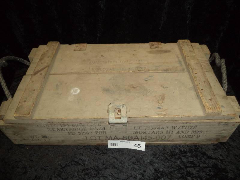 Wood Ammo Box