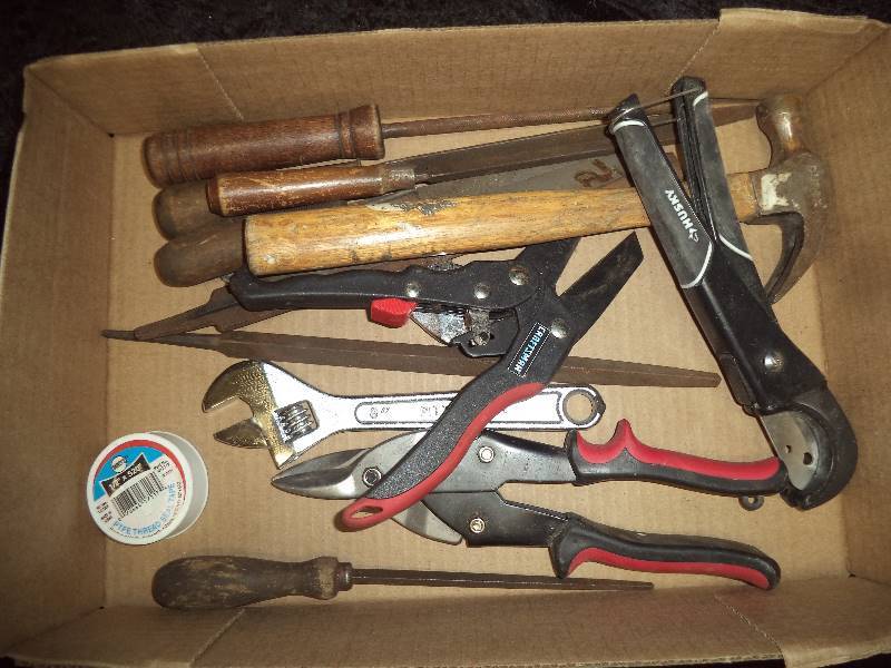 Misc Tools, Files, Crescent Wrench, etc