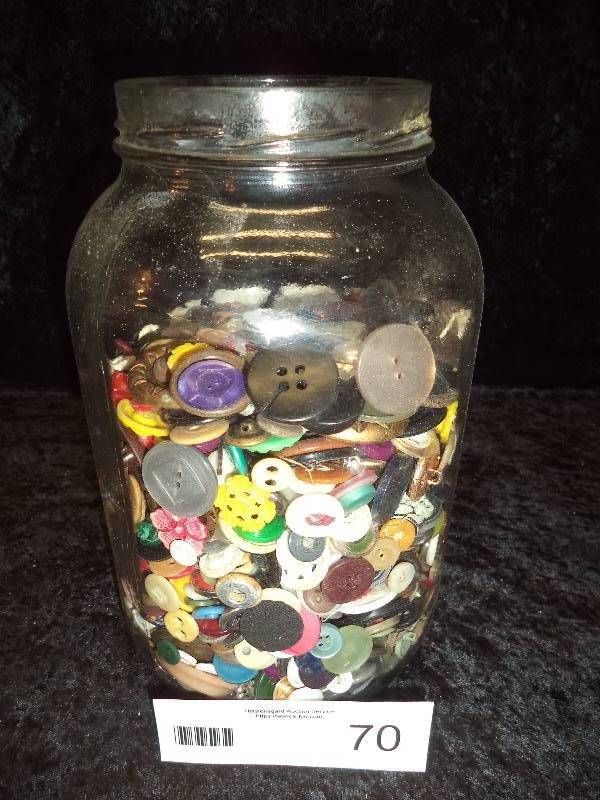 Large Jar of Misc Buttons