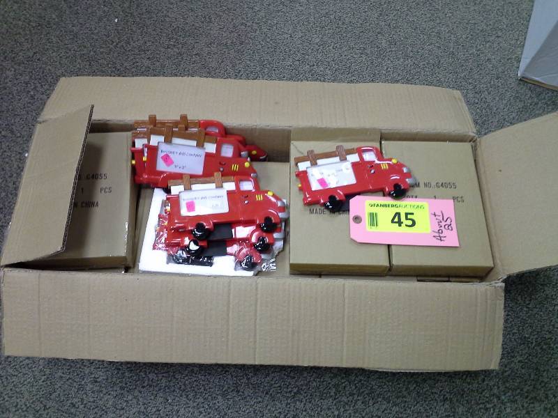 Fire truck picture frame lot