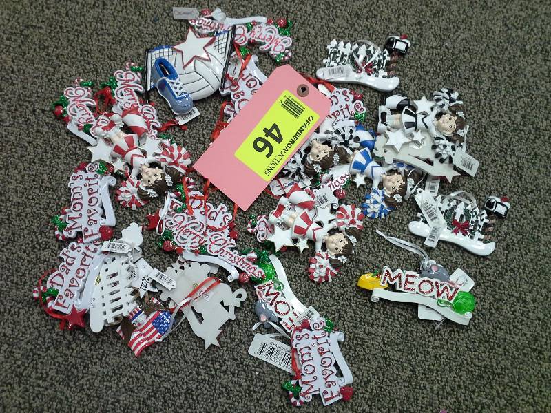 Christmas ornament lot