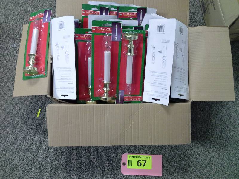 Box of battery operated candles