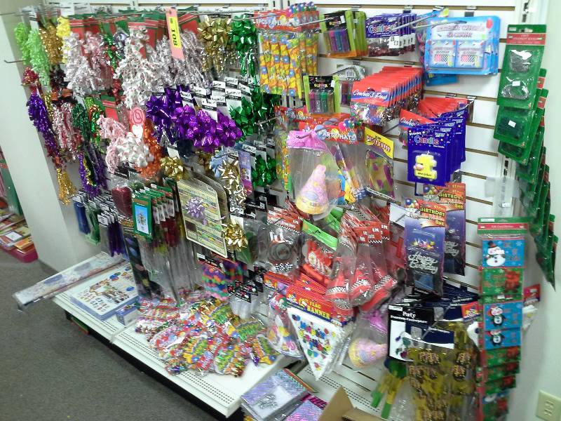 Bows, other party supplies
