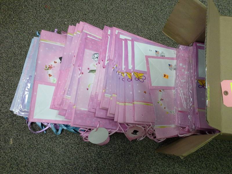 Baby shower related gift bags