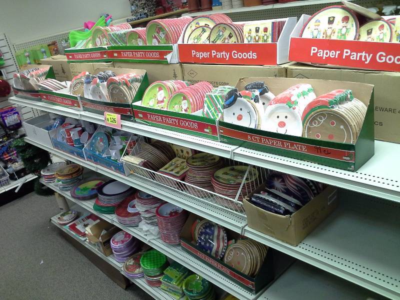 Large selection of paper products