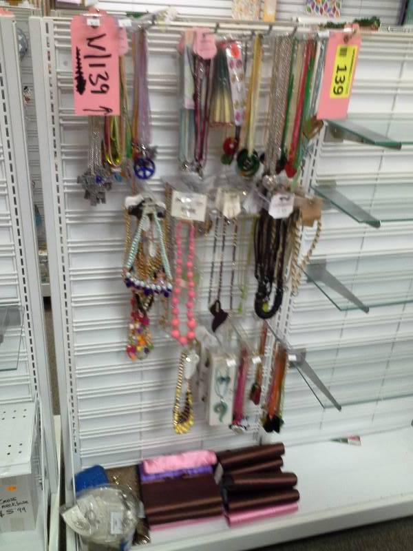 Large lot of necklaces and wallets