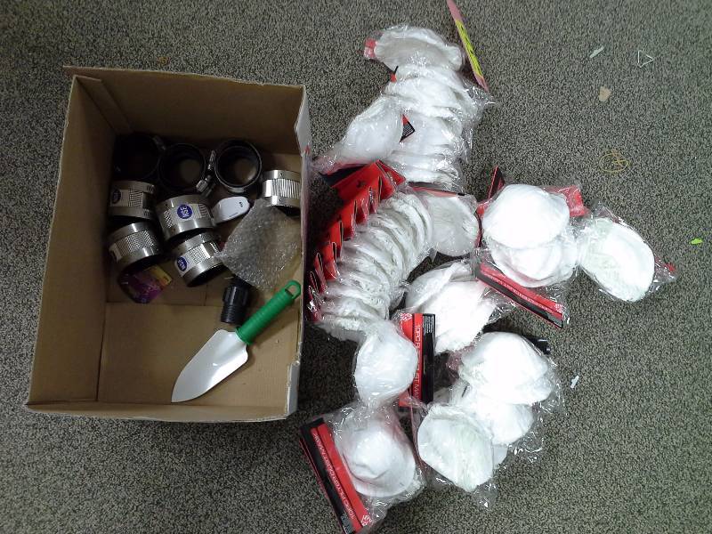 Dust masks and other miscellaneous items