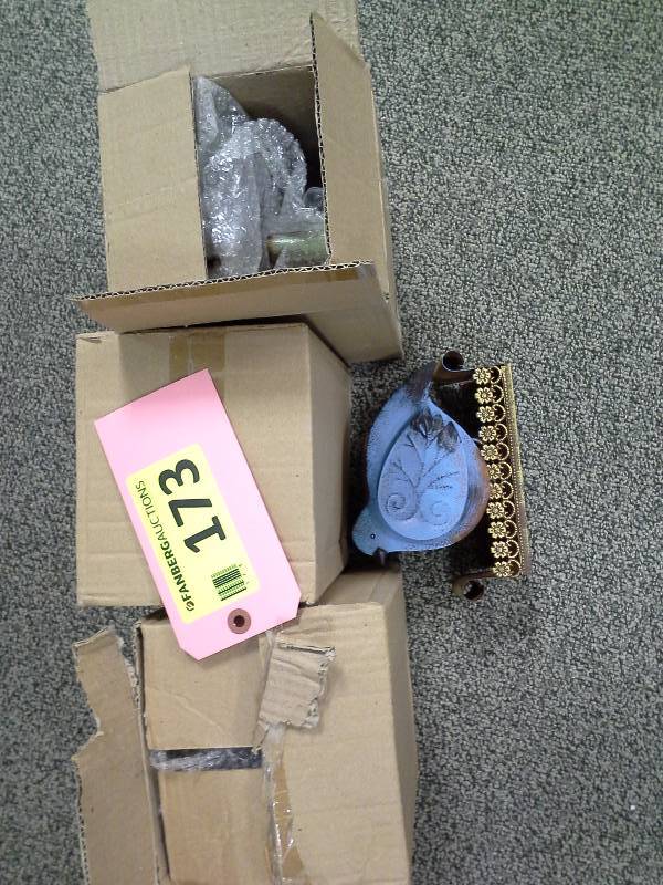 Decorative metal bird lot