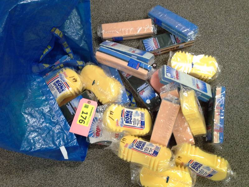 Lot of sponges