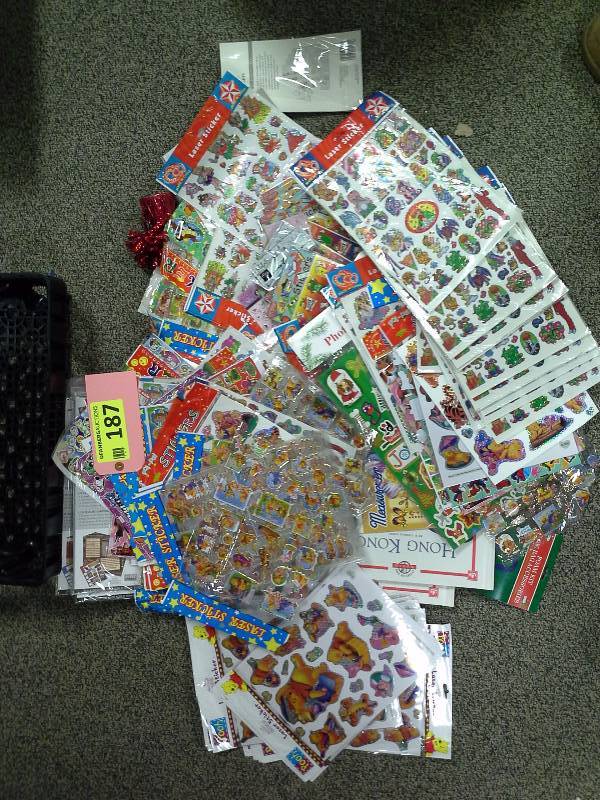 Large lot of stickers