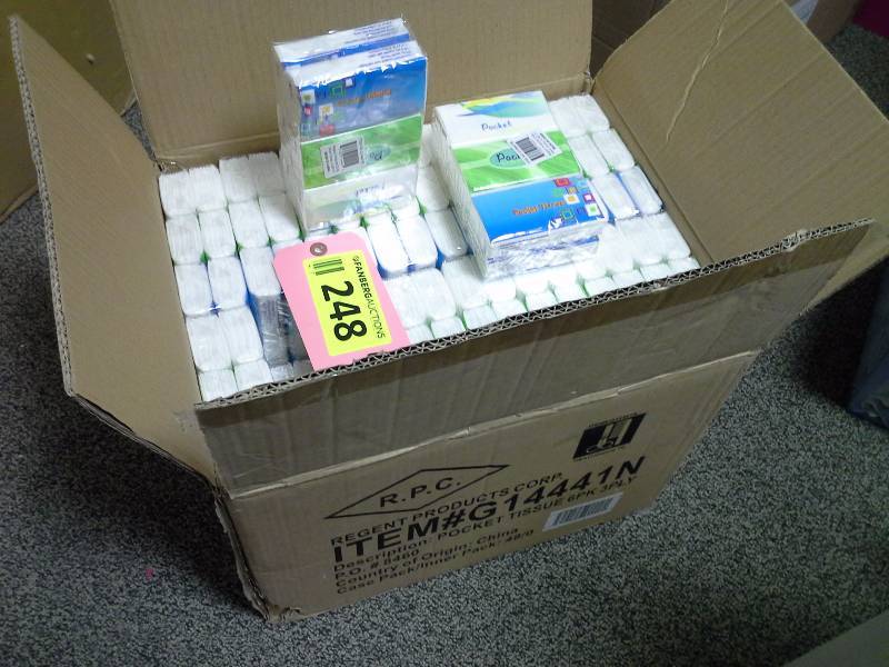 Case of pocket tissues