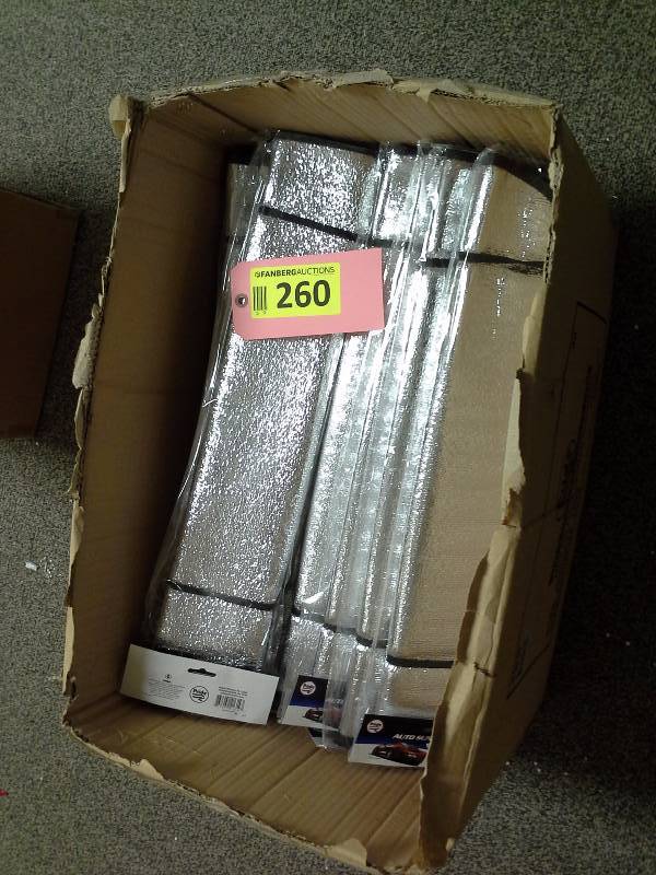 Box of sunshades, reflective