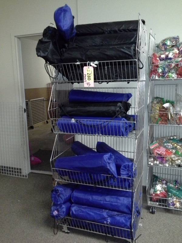 Yoga mats, with cart